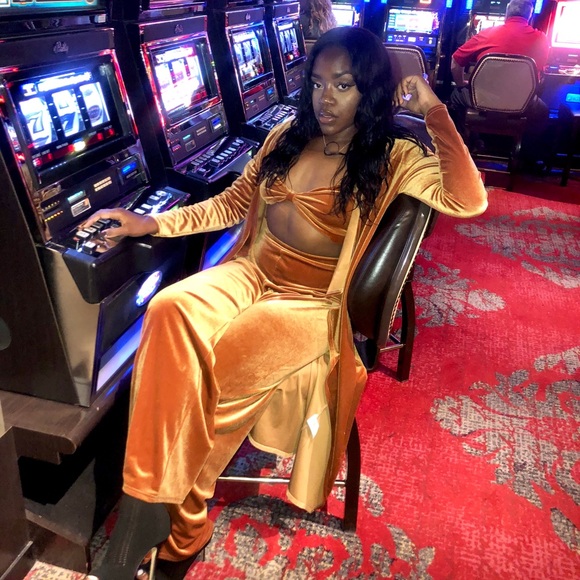 Nasty Gal Other - Nasty Gal Orange Velvet Jumpsuit Nasty Gal Other - Nasty Gal Orange Velvet Jumpsuit